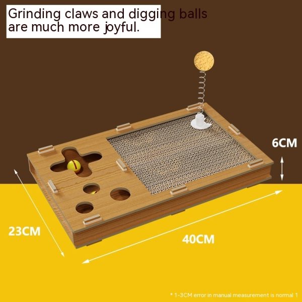 Cat Scratch Board Corrugated Paper Anti-stuffy Toy Wear-resistant - Image 4