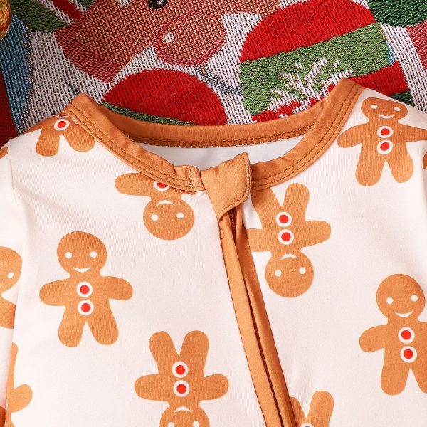 Christmas Long Sleeve One-piece Zipper Children's Suit - Image 4