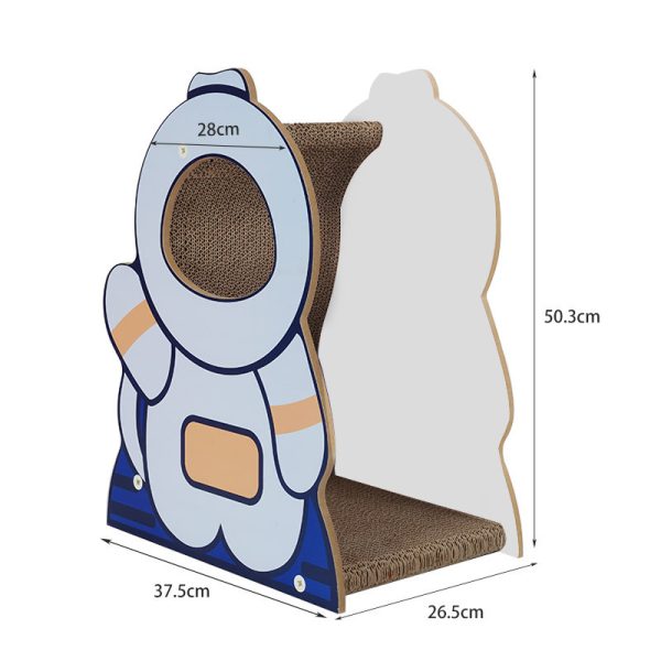 Astronaut Corrugated Cat Nest Large Grab Board - Image 6