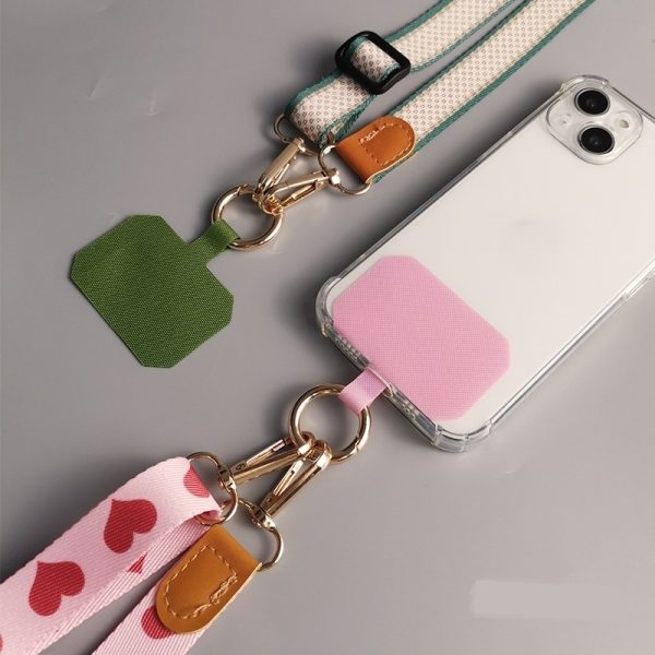 Mobile Phone Lanyard Crossbody Bag Solid Color Long Braces Detachable Multi-purpose Strap Rope - Image 3