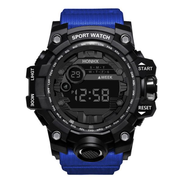Men's Waterproof Sports Multifunctional Luminous Electronic Watch - Image 7