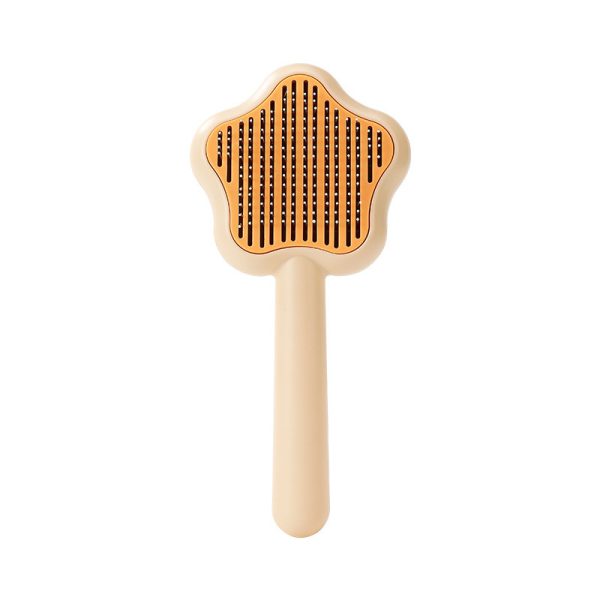 Cat Comb Magic Wand Self Cleaning Pet Comb Stainless Steel Needle Comb - Image 2