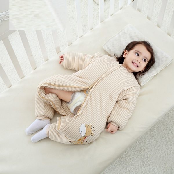 Cartoon Cotton Baby Anti-kick Baby Sleeping Bag - Image 4