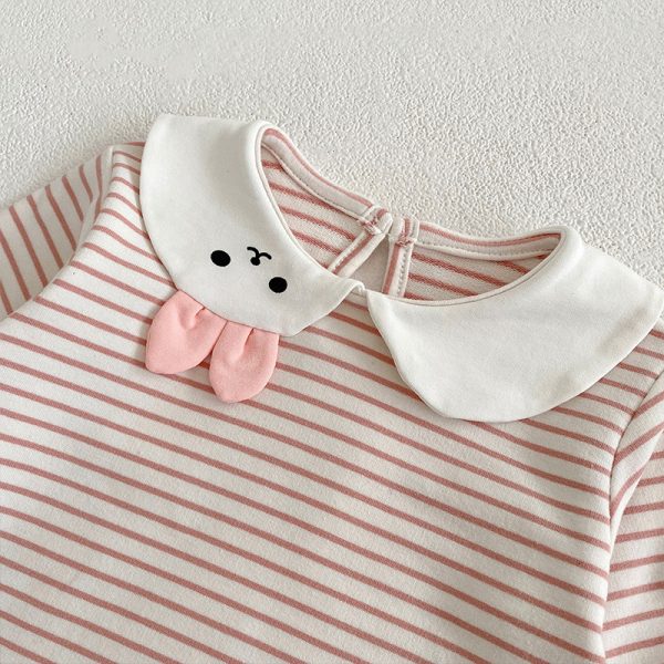 Newborn Baby Clothes Two Piece Rabbit Collar - Image 4