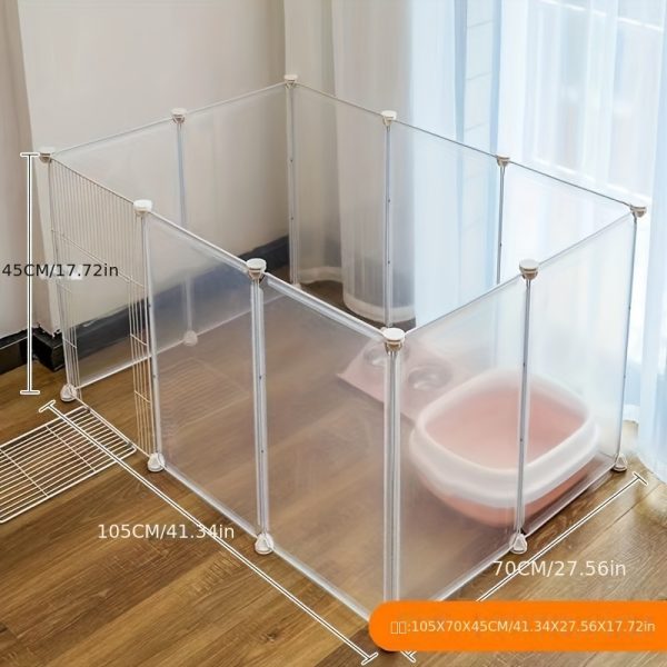 Dog Pen Indoor Dog Cage Small Medium Dog Home Isolation Door Pet Fence Kennel Dog Cage - Image 6