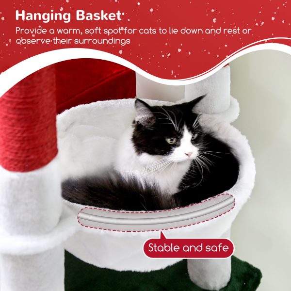 72 Inch Christmas Cat Climbing Rack - Image 7