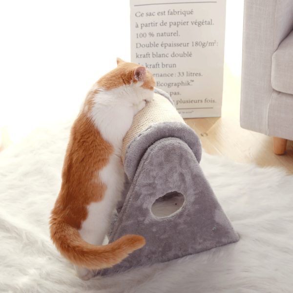 Cat Climbing Frame Small Diy Cat Climbing Frame Sisal Bucket Cat Lying Frame - Image 3