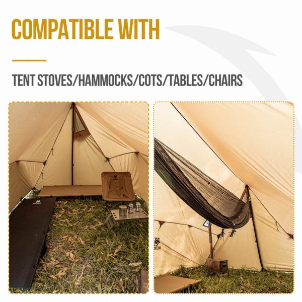 Wilderness Hut Hammock Outdoor Living Room Tent - Image 6