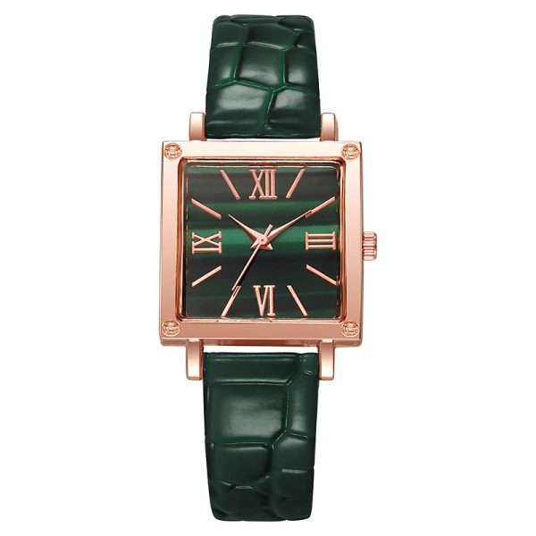 Square Watch Affordable Luxury Fashion Bamboo Pattern - Image 8