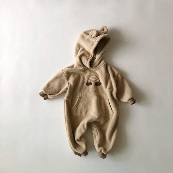 Children's One-piece Baby Hooded Sweater - Image 5