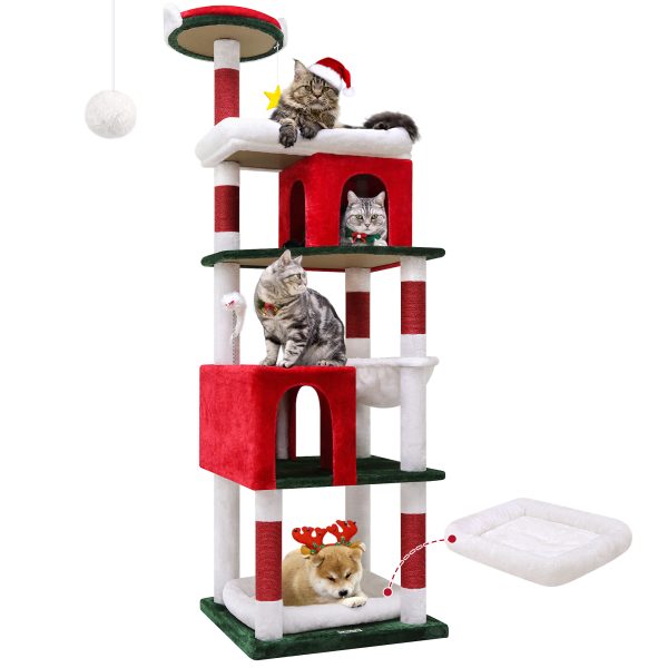 72 Inch Christmas Cat Climbing Rack - Image 2