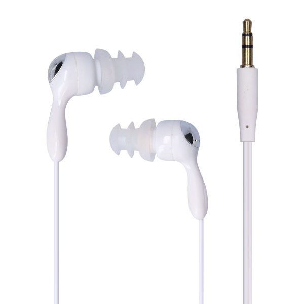 Waterproof Headphones In Ear Style Bone Conduction Headphones with Replace Earplugs for Swimming Running SurfingWhite - Image 3