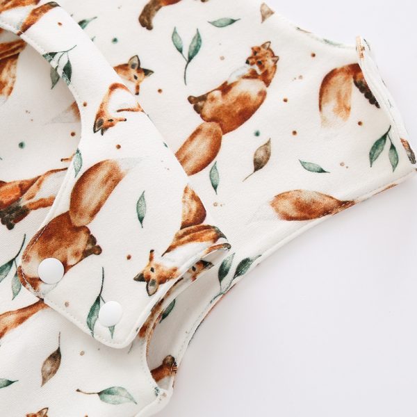 Fashionable And Beautiful Fox Print Baby Jumpsuit - Image 5