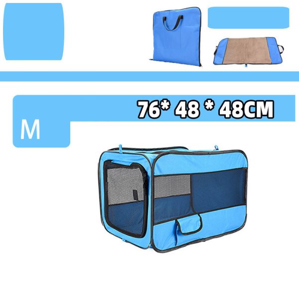 Pet Travel Carrier Bag Portable Pet Bag Folding Fabric Pet Carrier Travel Carrier Bag For Pet Cage With Locking Safety Zippers - Image 10