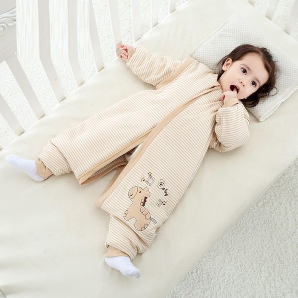 Cartoon Cotton Baby Anti-kick Baby Sleeping Bag - Image 2