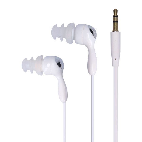 Waterproof Headphones In Ear Style Bone Conduction Headphones with Replace Earplugs for Swimming Running SurfingWhite - Image 6