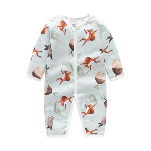 Spring And Autumn Baby Rompers Baby Bodysuit Baby Clothes - Image 5