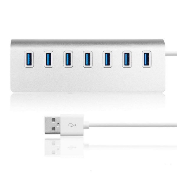 USB30 Seven-port Hub Mobile Phone Charging Aluminum Alloy Material - Image 4