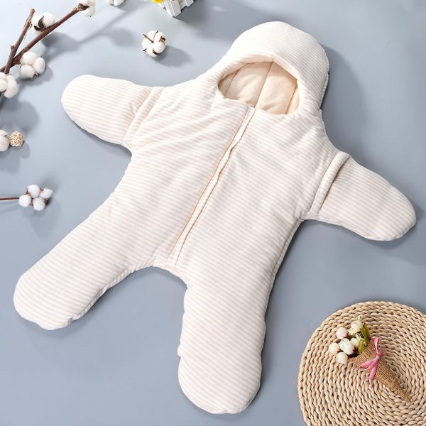 Sleeping Bag Newborn Baby Colored Cotton Starfish With Feet Split-leg Sleeping Bag - Image 5