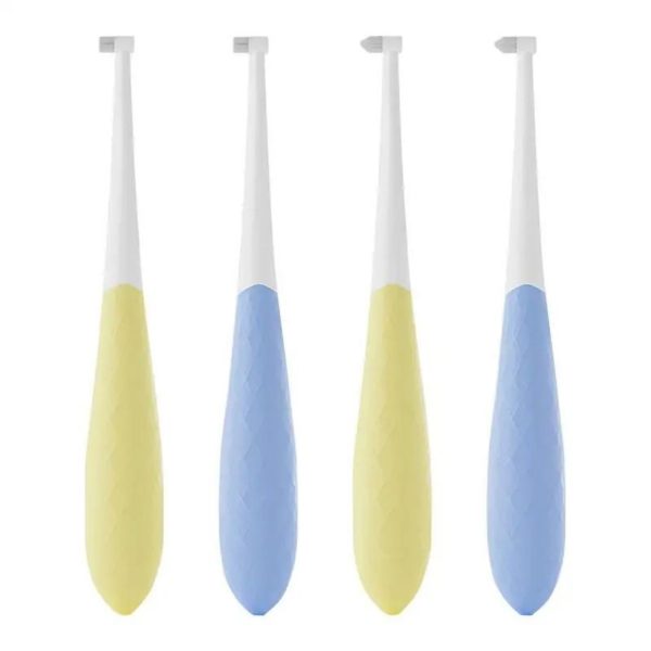 Pet Toothbrush Kitten Tooth Brushes Small Cats Safe Dog Oral Care Odorless Cat Tooth Care Brush With Anti-Slip Handle Pet Teeth