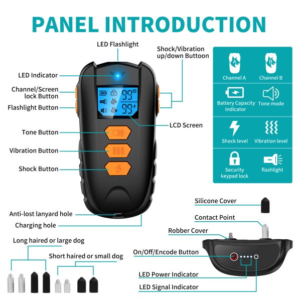 Private Model Remote Control Dog Training Device C Bark Stopper - Image 5