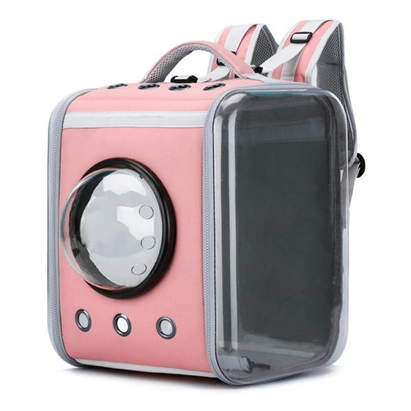 New Cat Bag Transparent Space Capsule Pet Backpack Foldable Eva Pet Bag - Image 2