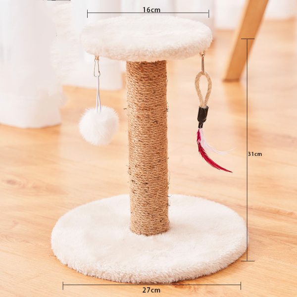 Cat Scratcher Sisal Vertical Durable Non-dandruff Anti-scratch Toy Cat Supplies - Image 2