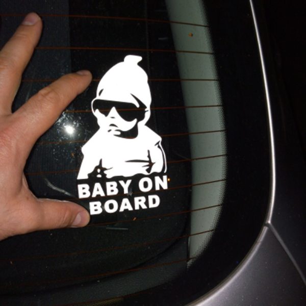 Baby Warning Stickers Baby Stickers On The Car - Image 3