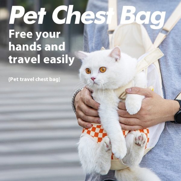 Pet Chest Go Out Portable Cat Bag Pocket Walking  Artifact Pet Backpack - Image 4