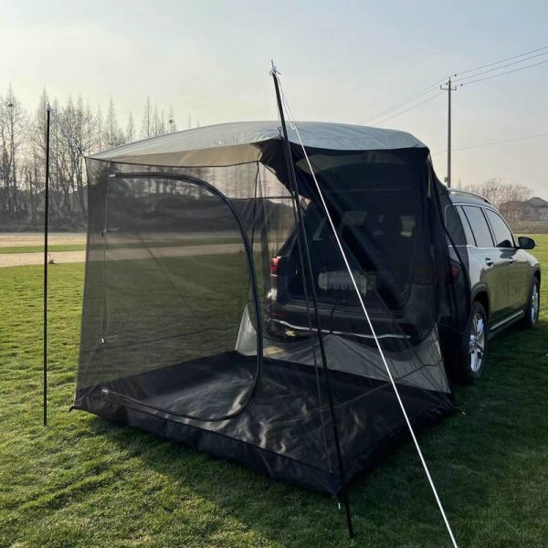 Outdoor Self-driving Travel Camping Barbecue Car Tail Extension Tent Multi-person Rain-proof Sunshade Trunk Tent - Image 6