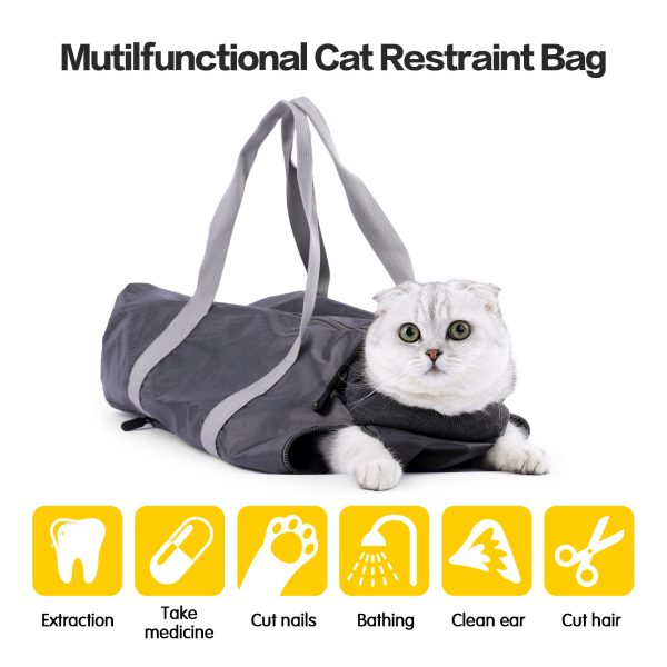 Cat Travel Bag Double Lined Anti Scratch And Bite Pet Bags - Image 5