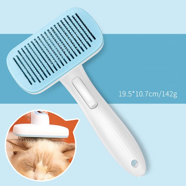 Pet Automatic Hair Removal Comb Pet Dog One Click Hair Removal Needle Comb Pet Comb Universal Hair Removal Comb For Dogs And Cats - Image 9