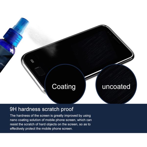 Mobile Phone Screen Nano Liquid Coating Spray 9H Hardness Anti Scratch Liquid Coating Spray - Image 6