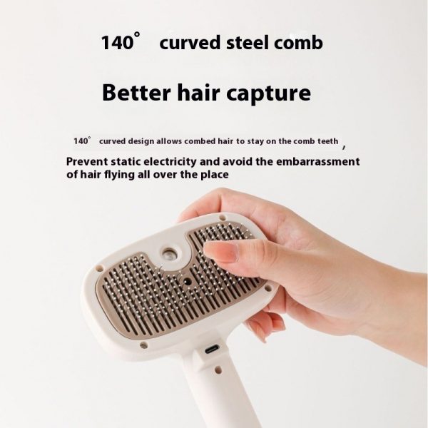 Pet Spray Comb One-click Spray Anti-flying Hair Float Hair Cleaning Cleaning Brush - Image 3