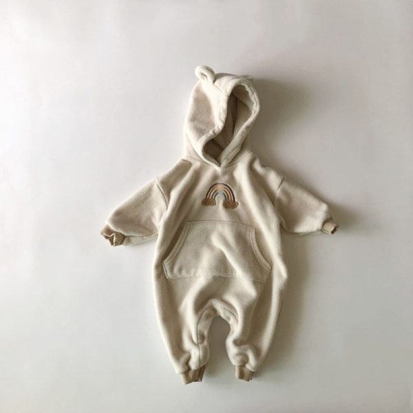 Children's One-piece Baby Hooded Sweater - Image 4