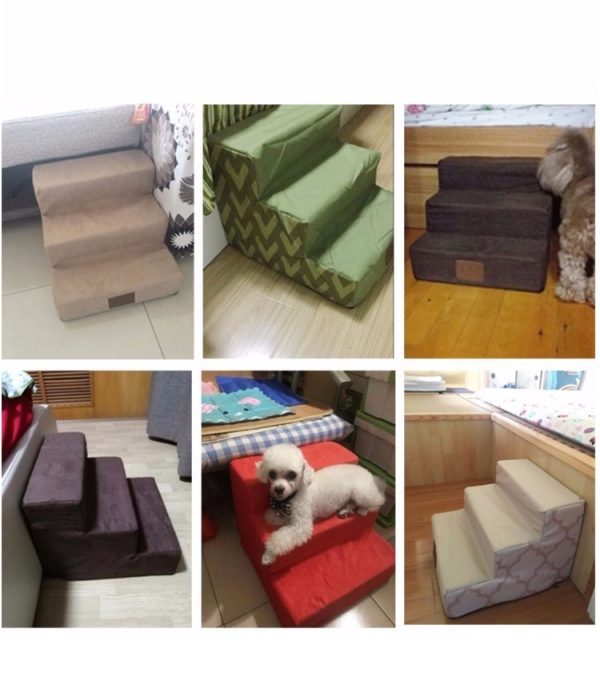 Pet Dog Stairs Climbing Sponge Steps To Bed Climbing Ladder - Image 2