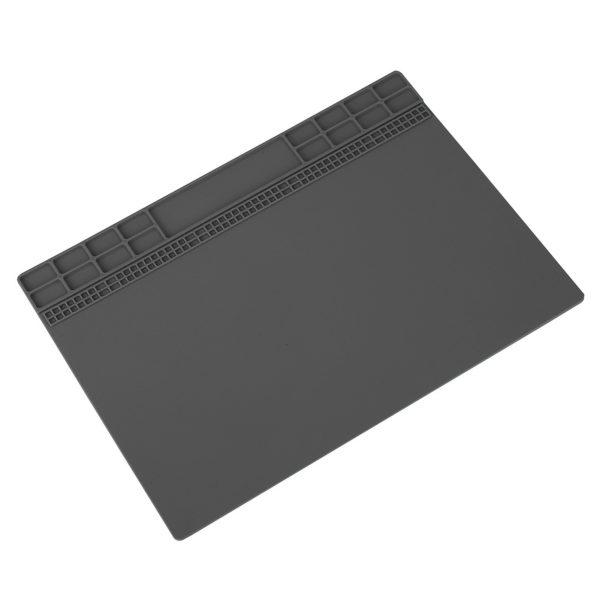 Heat Resistant Phone Computer Maintenance Platform Heat Insulation Pad Mat Gray - Image 3