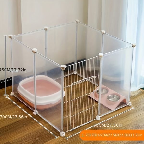 Dog Pen Indoor Dog Cage Small Medium Dog Home Isolation Door Pet Fence Kennel Dog Cage - Image 2