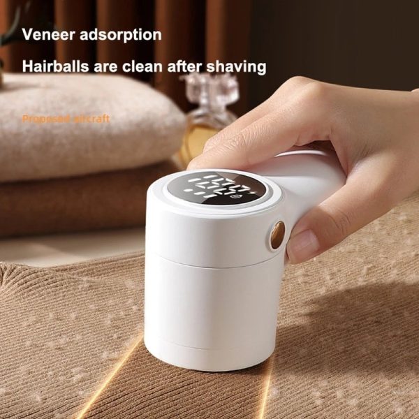 New Lint Remover Electric Hairball Trimmer Smart LED Digital Display Fabric USB Charging Portable Professional Fast Household - Image 3