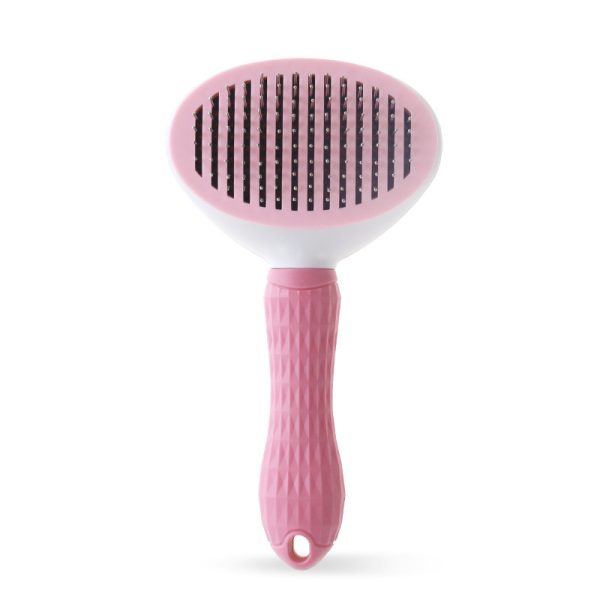 Cat Self-Cleaning Comb Stainless Steel Dog Comb Hair Brush One Key To Remove Floating Artifact - Image 7