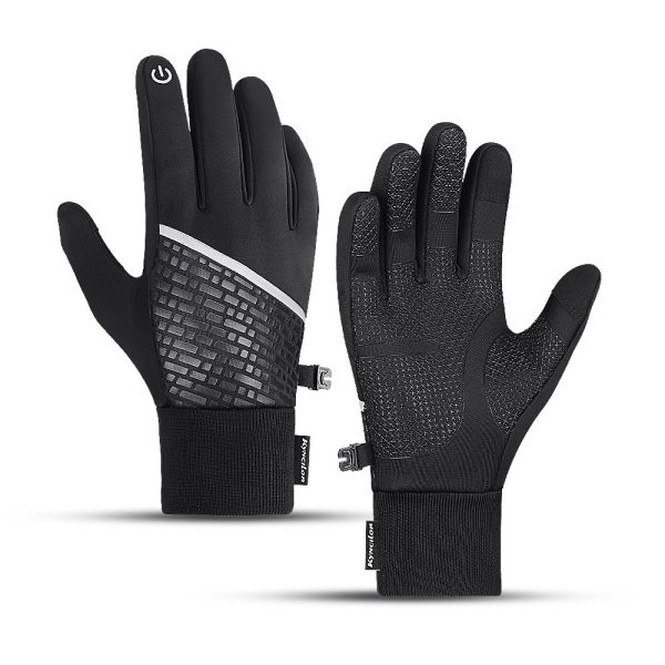 Warm Touch Screen Thickening Exercise Cycling Gloves - Image 4