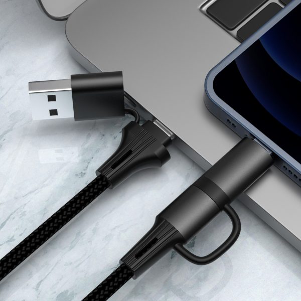 60W Multi-head Multifunctional Charging Cable