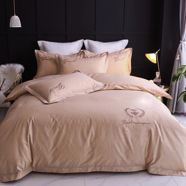 Four-piece Household Simple Cotton Bed Duvet Cover - Image 5