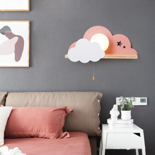 Simple Bedside Cloud Decoration Creative Wall Lamp