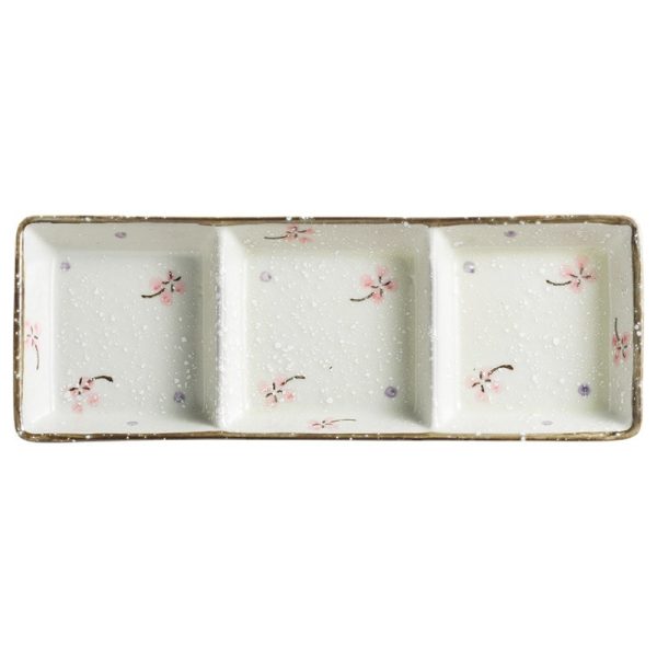 Featured Creative Style Three-grid Sushi Ceramic Disc - Image 5