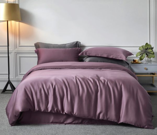 Tencel Double-sided Pure Blue Fine Tencel Simple Silky Smooth Bed Products - Image 4