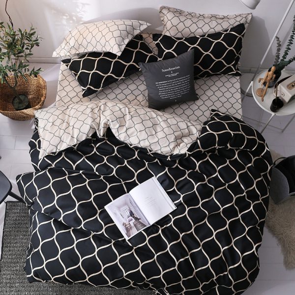 Four-piece Bed Linen, European, American And Japanese Size Without Bed Sheet - Image 5