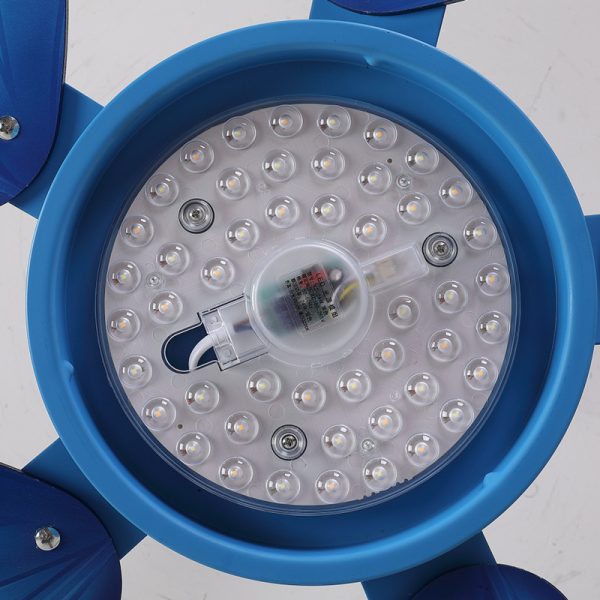 Chandelier With Remote Led Invisible Electric Fan - Image 5