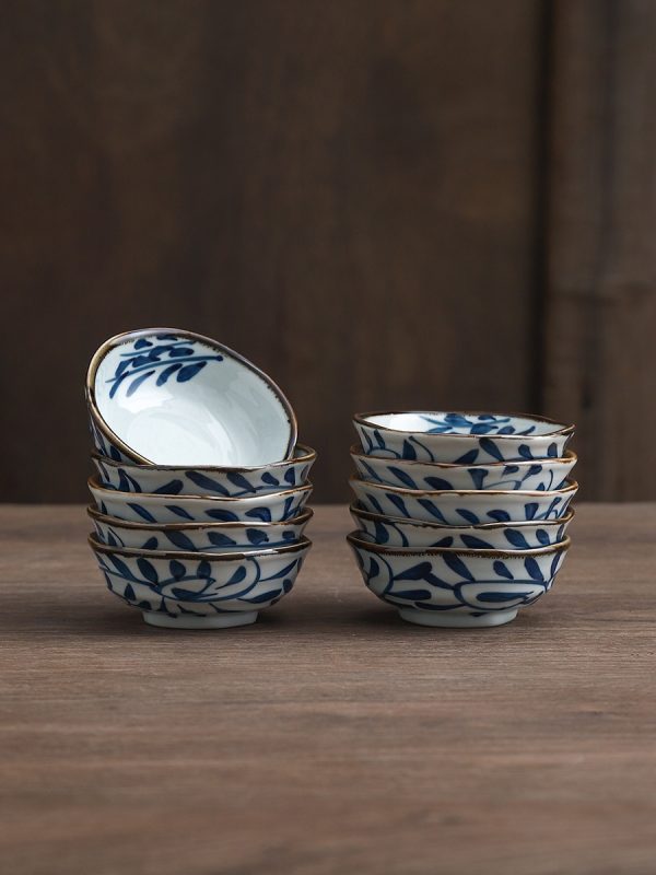 Ceramic Underglaze Sauce Dishes Commercial Catering Snacks Food Bowl - Image 5