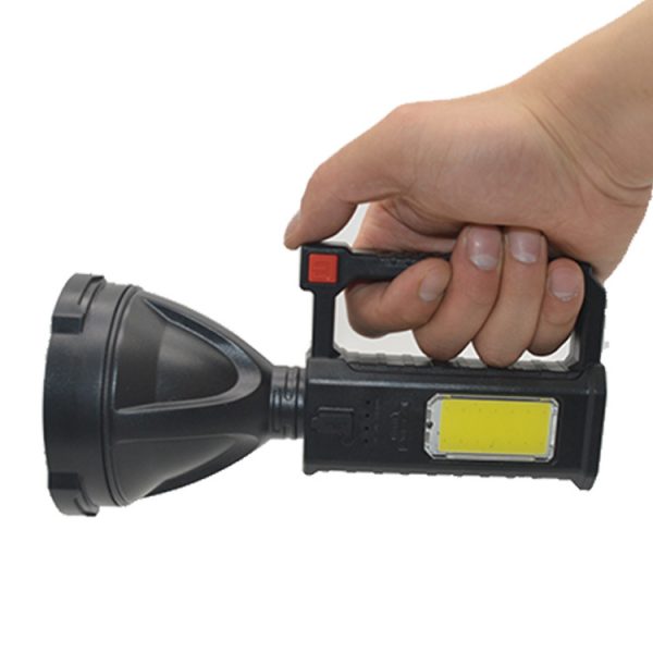 Outdoor Camping Flashlight With Bracket Searchlight COB Light - Image 4